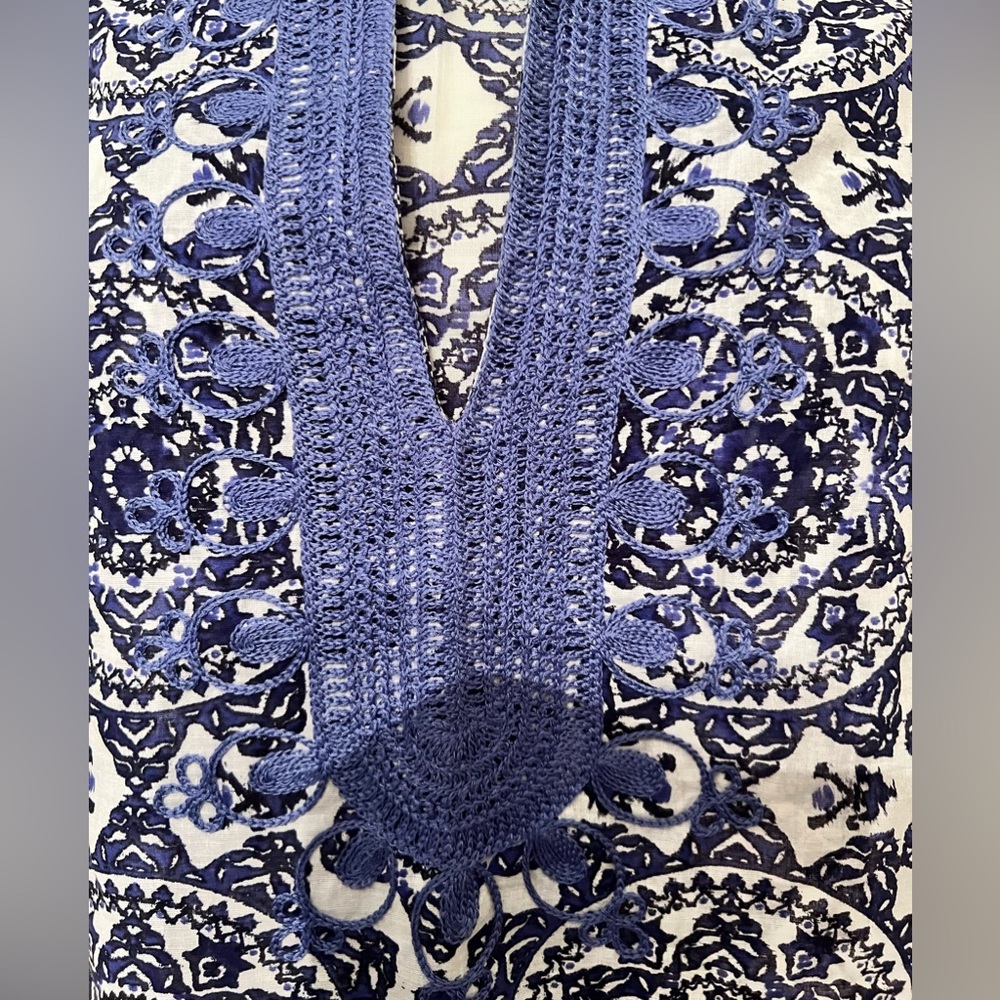 Tyler Boe summer dress- cotton with appliqué - Picture 2 of 5
